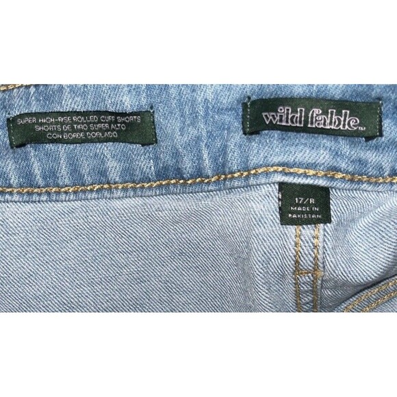 Wild Fable Cut Off High Rise Jean Shorts Plus Size Women 17/3” Inseam - Picture 3 of 8